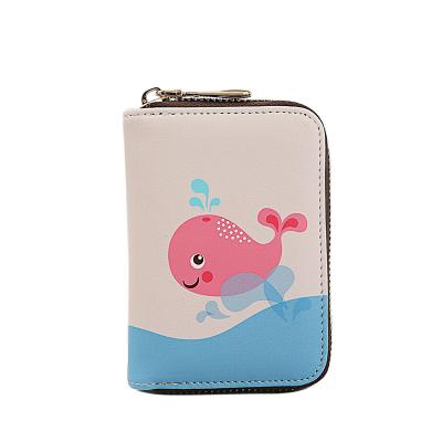 China Value For Money Fashion Trendy Cute Pattern Cute Series Mini Cartoon Card Holder Women's Wallet for sale