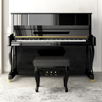 China Mechanical Acoustic Piano 123cm Upright Piano With Upright Piano Stools for sale