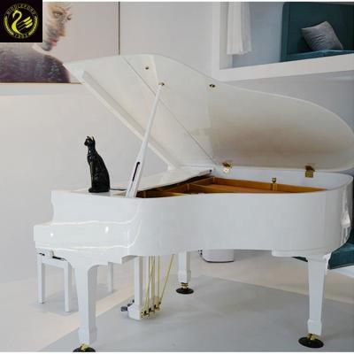 China Middleford mechanical white grand piano with bench and piano accessories for sale