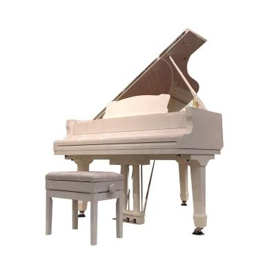 China Quarter grand piano mechanical white piano GP-152W with piano accessories for sale