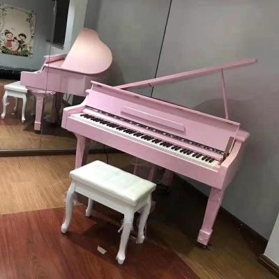 China Digital Style Baby Grand Piano Pink Piano 145*110*151cm for sale