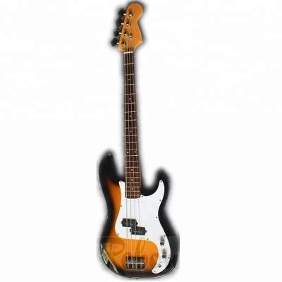 China String Mahogany PB Weifang Rebon 4 Electric Bass Guitar in Black Color for sale