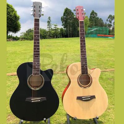 China Spruce& sapele Weifang Rebon 40 inch student cheap beginner acoustic guitar for sale