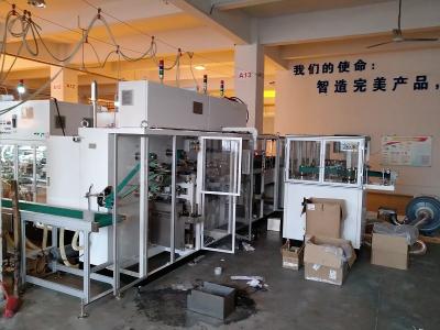 China Full servo high speed sanitary napkin pads counting stacking machine for sale