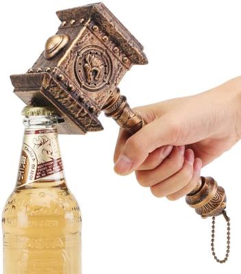 China 2020 CLASSIC Trade Assurance Vintage Viking Thor's Hammer Bottle Opener Religious Men's Pendent Accessories for sale