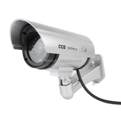 China Waterproof / Waterproof Dummy Security Outdoor CCTV Camera With Red LED Light for sale