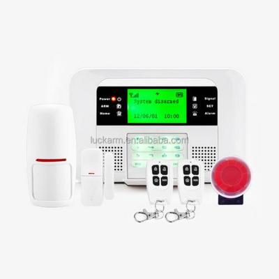 China Best 2G Smart Wireless Home Security GSM+PSTN Home Security Alarm for sale