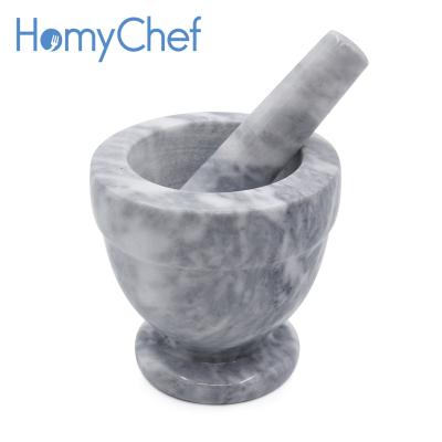 China Viable Modern Manufactured Natural Marble Pestle and Mortar D: 10.5cm for sale