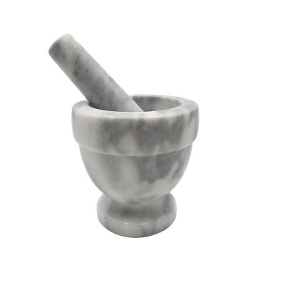 China Wholesale Factory Viable Top Selling Kitchen Tool Marble Mortar And Pestle Manual Pepper Grinder Salt Grinder Mill Customized for sale