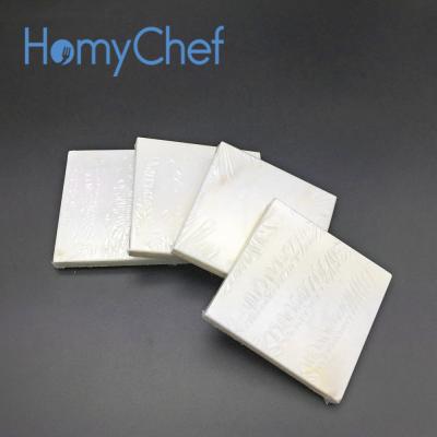 China Factory Sustainable Supply High Quality Square Marble White Place Mat Coaster For Tea for sale