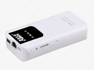 China 3g MIFI supports WCDMA/ HSPA+/EDGE/CDMA-EVDO with sim card slot+power bank+RJ45 port for sale