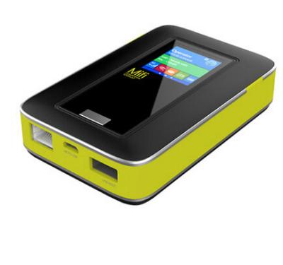 China 4g mifi router with dual sim card slots and RJ45port for sale