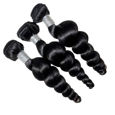 China Luxury Brazilian Loose Wave Virgin Remy Hair Extension Hair Straight Double Cuticle Aligned Deep Curly Hair for sale