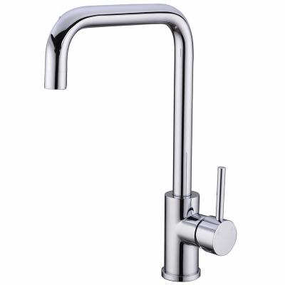 China Modern Kitchen Faucet Solid Brass 360 Degree Hot And Cold Mixer Water Tap Water Kitchen Sink Rotation Double With Aerator Kitchen Faucet for sale