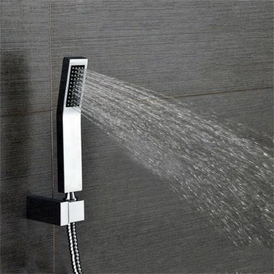 China With Bbrass Diverter Hand Held Shower Head Sets Hand Held Shower With 1.5M Stainless Steel Shower Hose And ABS Holder 03-192 for sale