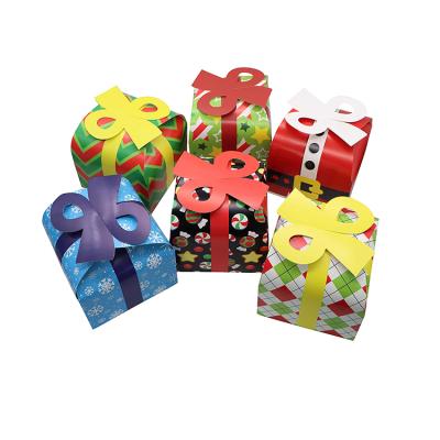 China Cheap Recycled Eco Materials Christmas Candy Logo Durable Paper Gift Custom Package Box for sale