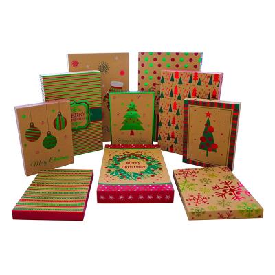 China Recyclable Eco-friendly Recycled Materials New Design Paper Kraft Luxury Cute Gift Box With Lid for sale