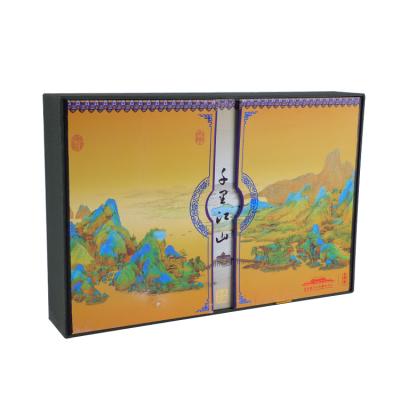 China Factory direct supply recycled materials high quality paper magnetic gift box for sale