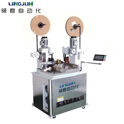 China Full Automatic Precision Double Ends Terminal Crimping Machine CTQ-028G for sale