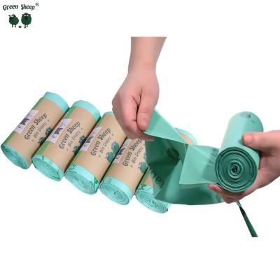 China Eco-friendly Biodegradable Compostable Degradable Organic Waste Bags Disposable Kitchen Trash Bags for sale