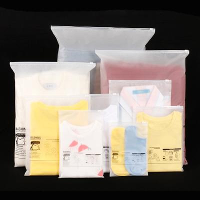 China BIODEGRADABLE Clear Clothing Plastic PVC Zip Lock Printed Zipper Bags for sale