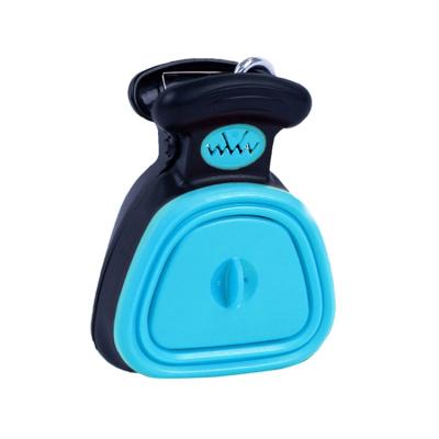 China New Design Collapsible Silicone Pooper Scooper Convenient Stored Pets Dog Without Dirtying Hands for sale