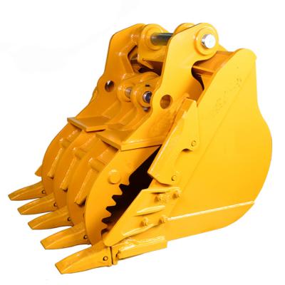 China Cultivate High Quality Cheap HONGWING Excavator Thumb Bucket Thumb Bucket With Rock Teeth Hydraulic Thumb Excavator for sale