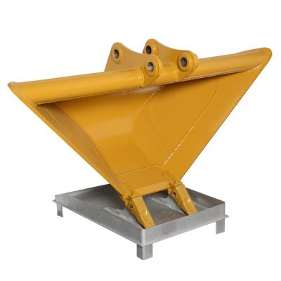 China Cultivate HONGWING quality V trapezoid best-selling bucket for sale trapezoidal bucket irrigation ditch digging trapezoidal bucket for sale