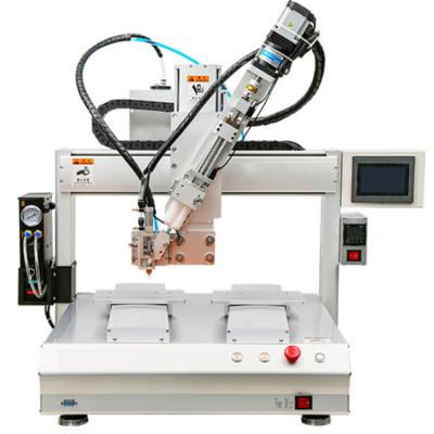 China Factory Platform Double Heads AB Desktop Automatic Dispensing Machine and Hot Glue Dispensing Robot for sale