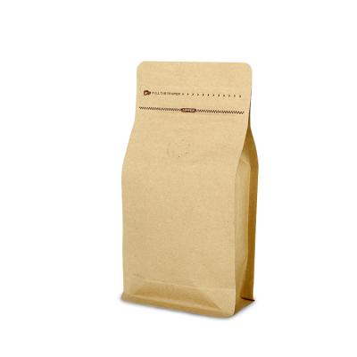 China Recyclable Coffee Bag Filler Coffee Bags Kraft Paper Bag For Food for sale