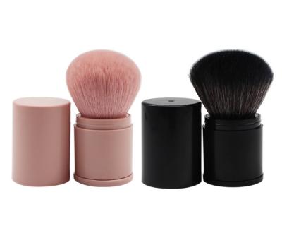 China Amazon Hot Selling Portable Face Powder Brush Loose Powder Blush Brush With Case Te koop