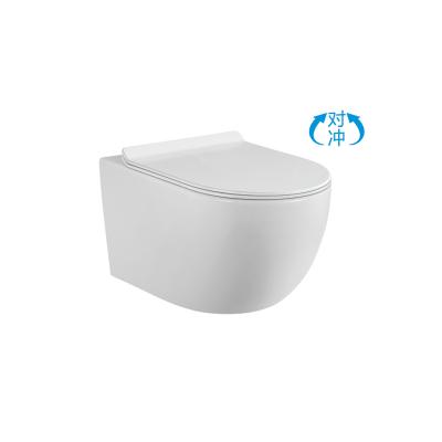 China High Quality Modern Automatic Operation Bathroom Collision Type Flushing Toilet Cabinet Ceramic Wall Hung Toilet for sale