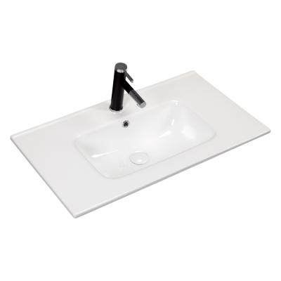 China Modern Hand Wash Bathroom Cabinet Ceramic Hand Basin With CE Bathroom Basin for sale