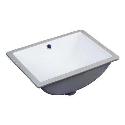 China Coastal Bathroom Rectangle Under Ceramic Basin With CUPC for sale