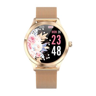 China Touch Screen Smartwatch LW07 Female Smart Watch Heart Rate Tracker Alarm Clock Blood Monitor for sale