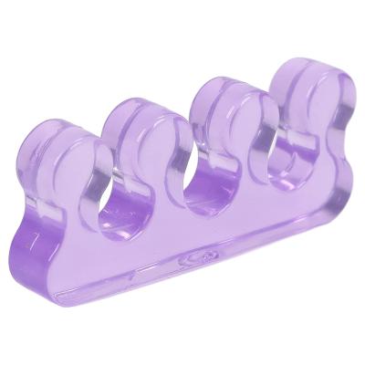 China Toe Toe Separator 2 Piece Toe Stretcher Repeated Toe Use Of Soft And Durable Silicone To Avoid Chafing for sale