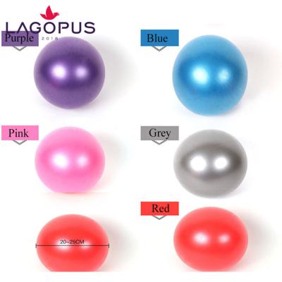 China Small and lightweight Mini Pilates ball yoga ball safe and tasteless for massage fitness and shape for sale