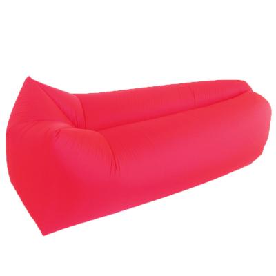 China Lightweight high quality lazy sofa factory direct ripstop 210T fabric bag airbag sofa inflatable hammock sofa can be customize for sale