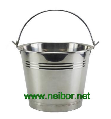 China stainless steel ice bucket beer coolers 4Litres 6Litres for sale