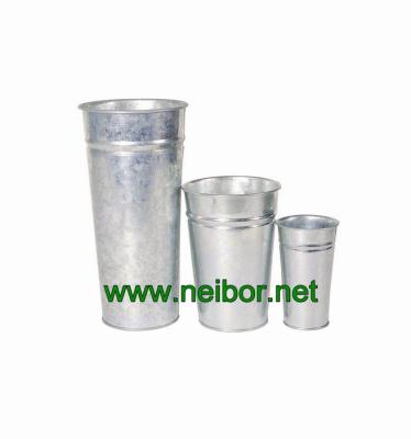 China las macetas francesas altas galvanizadas florecen el cubo 2L 7L 13.5L en venta