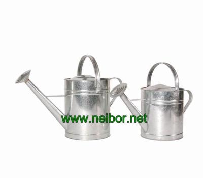 China galvanized steel  watering cans 9L 10L 2 gallon metal watering can for sale