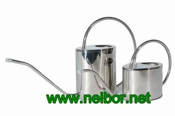 China stainless steel watering can oval shape 1Litres for sale