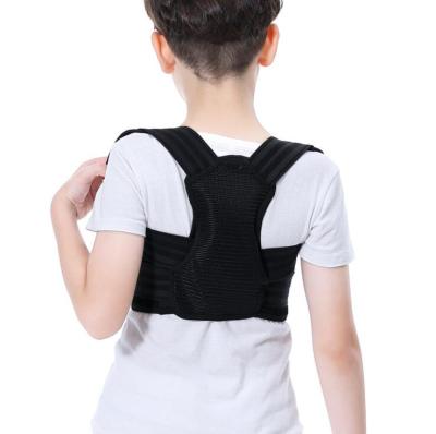 China High Quality Breathable Comfortable Adjustable Hard Mesh Posture Corrector Shoulder Brace Pain Back Relief for sale