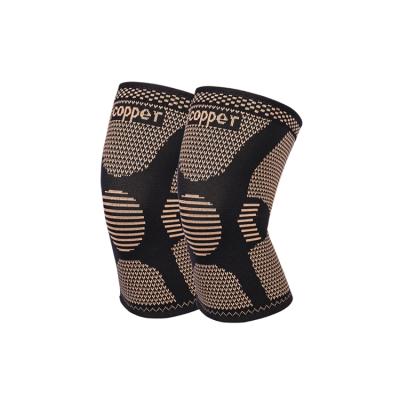 China Hot Sports Knee Cap Knee Protector New Products Compression Copper Fiber Knee Brace Support for sale