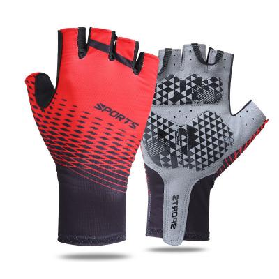 China Half Finger Motorcycle Gloves For Man Half Finger Gloves No Slip Touch Screen Cycle Racing Gloves for sale