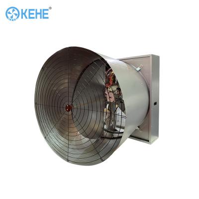 China Farms Hot-selling Wall Mounted Butterfly Cone Exhaust Fan For Poultry Farms for sale