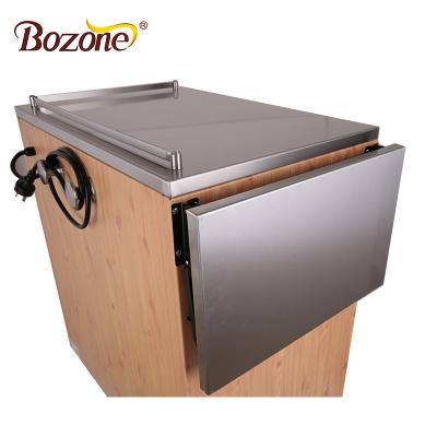 China Hotel BW-01 Large Stainless Steel Banquet Equipment Stainless Steel Cabinet Food Warmer Cabinet Standing Glass Insulated Display Cart for sale