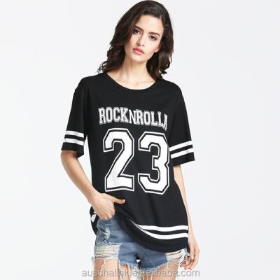 China Overseas Wholesale Women's Baseball Customized Outdoor Anti-pilling Anti-pilling T-shirts for sale