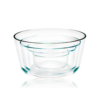 China Freshness Preservation Hot Sale Borosilicate Glass Food Container Food Storage Bowl for sale