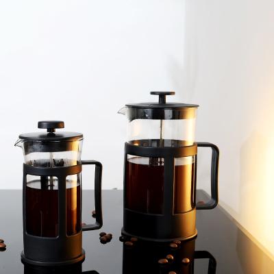 China Home Viable/White Kitchen Black Coffee Cafetera Prensa Francesa Small 350ml Glass Jar French Press For Making Coffee for sale